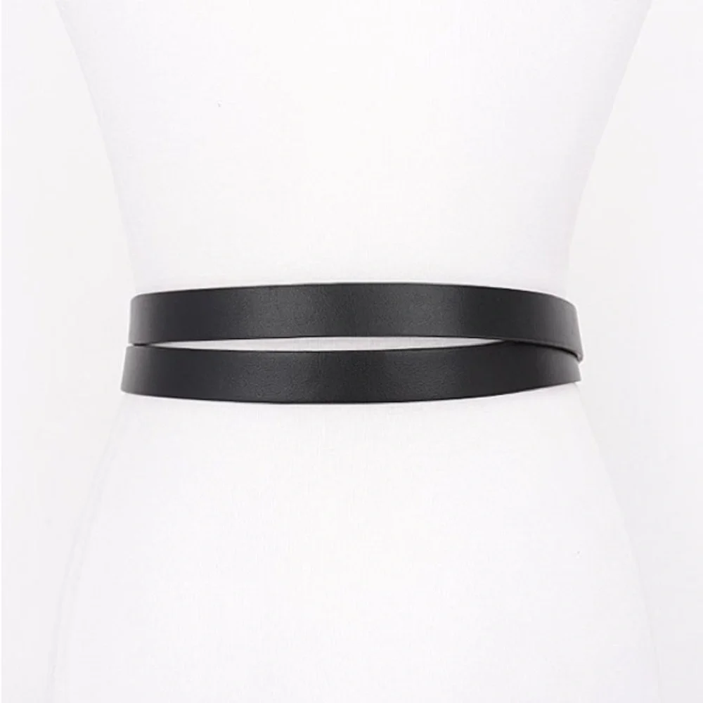 Double Loop Black/Gold Belt